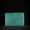 DSCF5499 Card holder - tvá poslední peněženka - Petrolejová Bílá